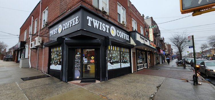 At Twist Coffee: real cafe photos