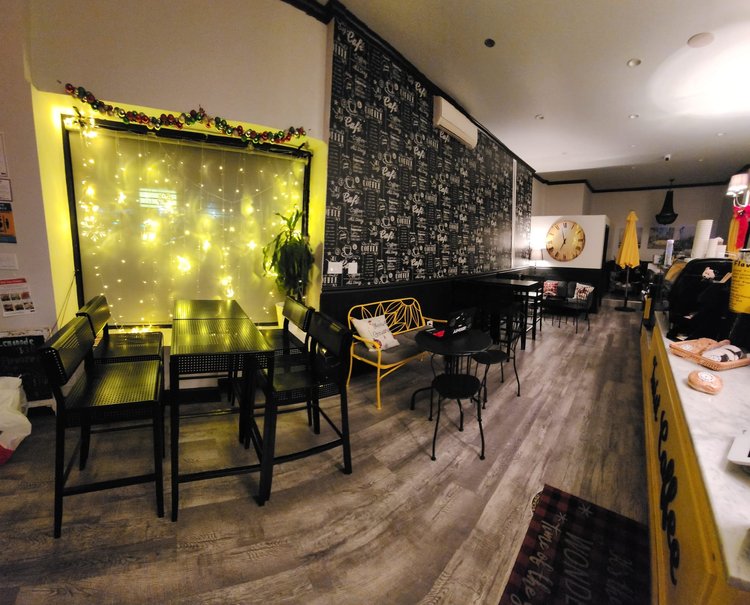 At Twist Coffee: real cafe photos