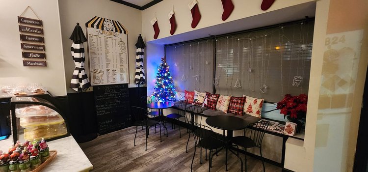 At Twist Coffee: real cafe photos