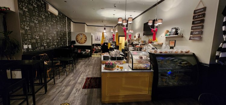 At Twist Coffee: real cafe photos