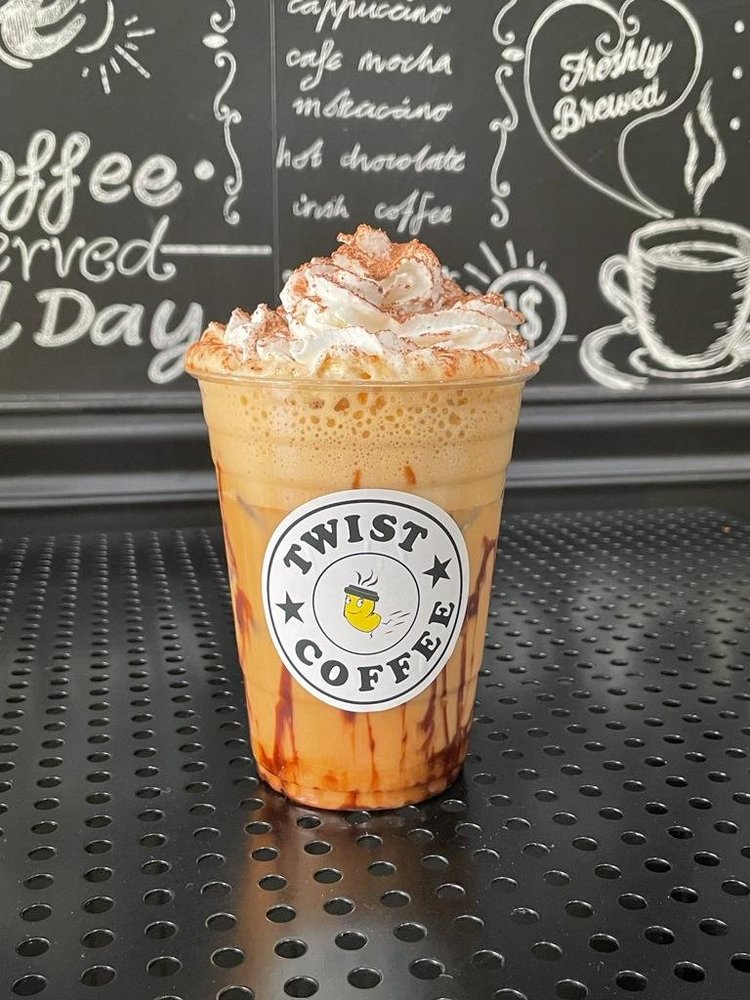 At Twist Coffee: real cafe photos