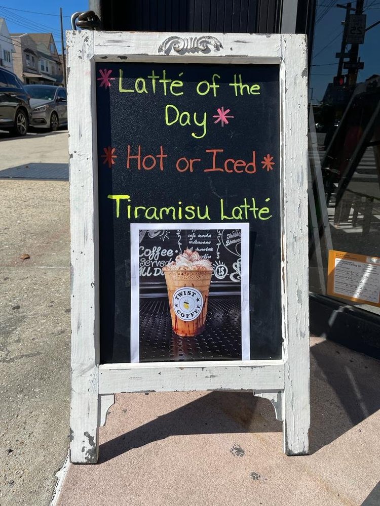 At Twist Coffee: real cafe photos