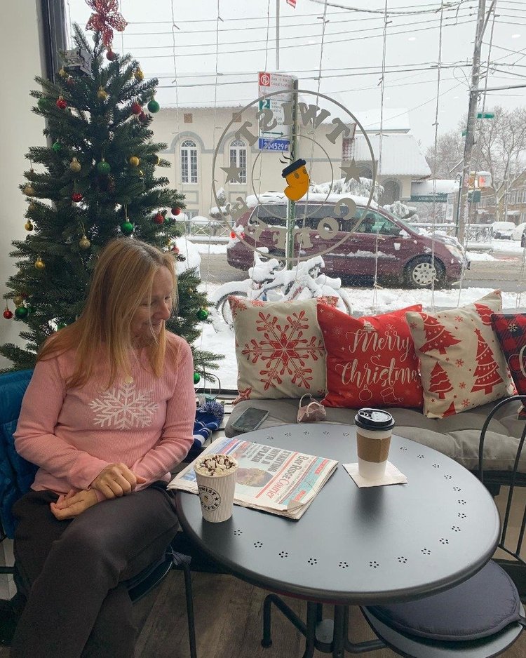 At Twist Coffee: real cafe photos