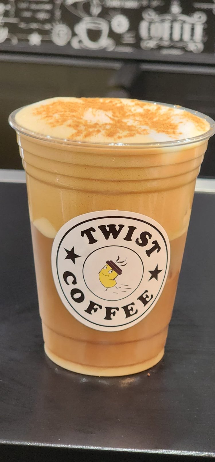 At Twist Coffee: real cafe photos