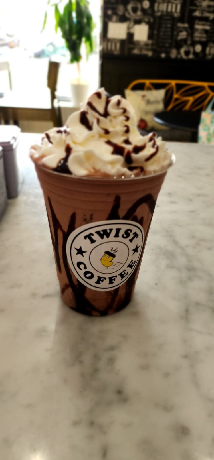 At Twist Coffee: real cafe photos